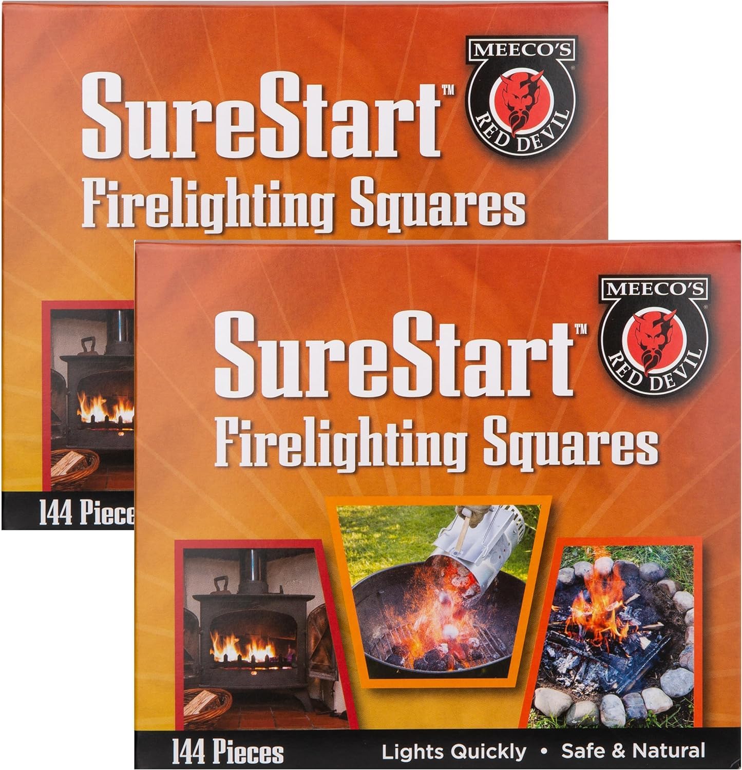 Amazon.com : MEECO'S RED DEVIL Charcoal Starters - Quick Lighting